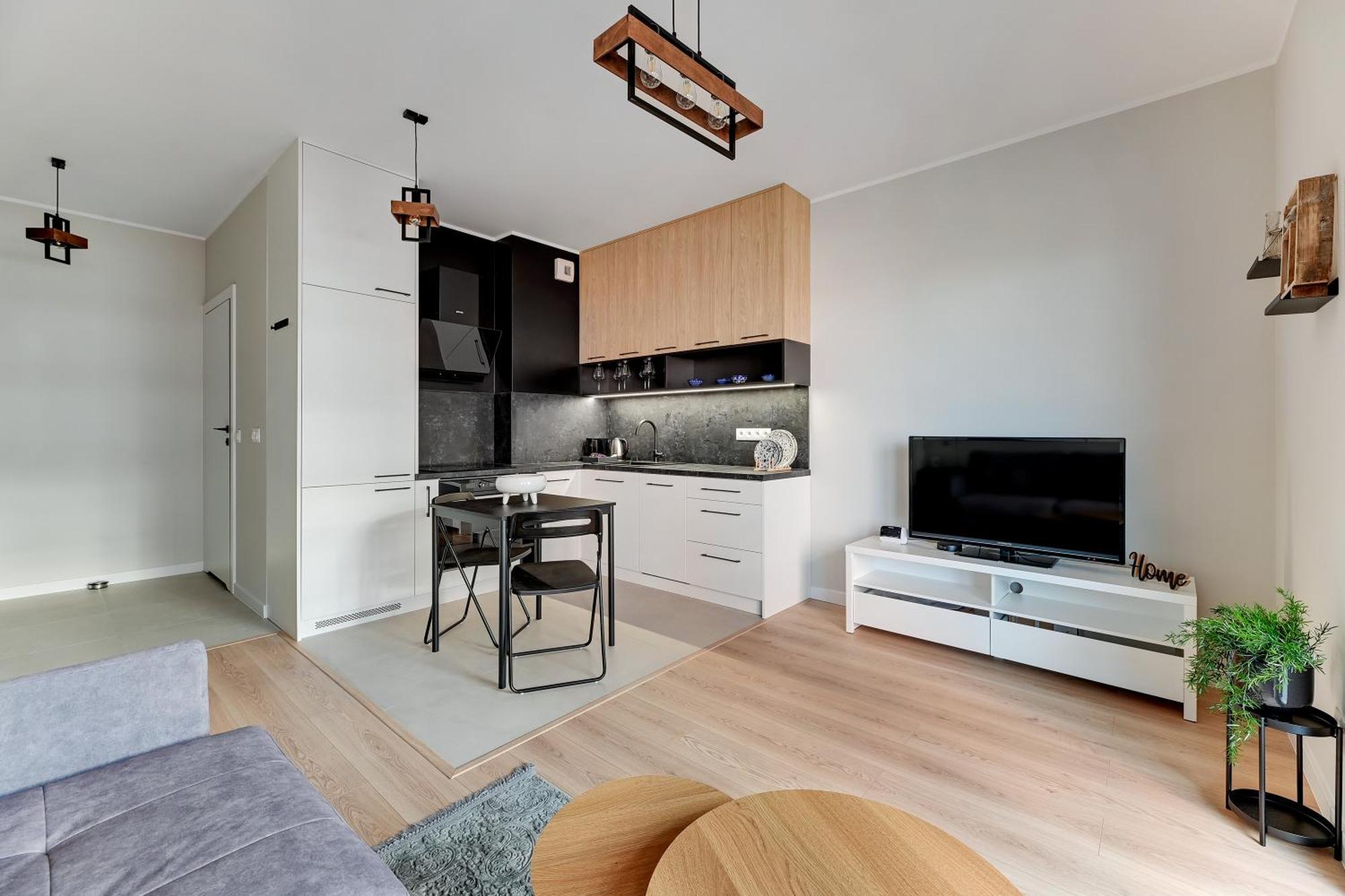 Doki Living & Foodhall By Downtown Apartments Gdańsk Rum bild