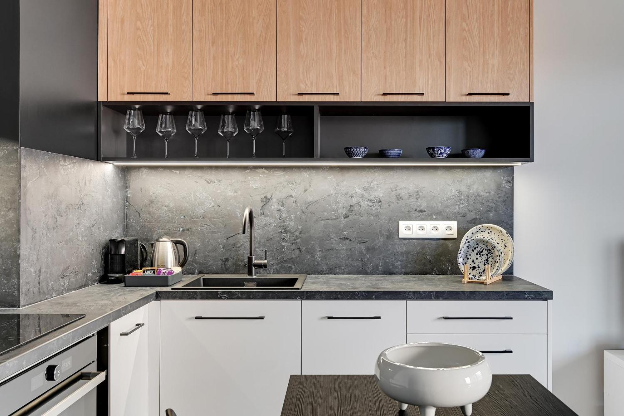 Doki Living & Foodhall By Downtown Apartments Gdańsk Rum bild