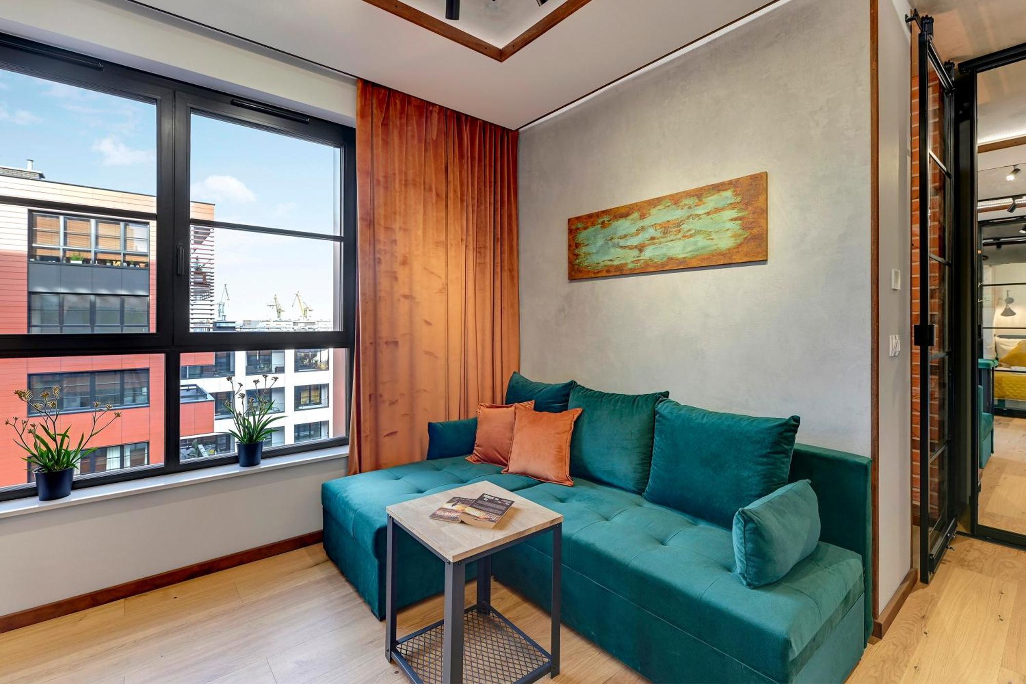 Doki Living & Foodhall By Downtown Apartments Gdańsk Rum bild