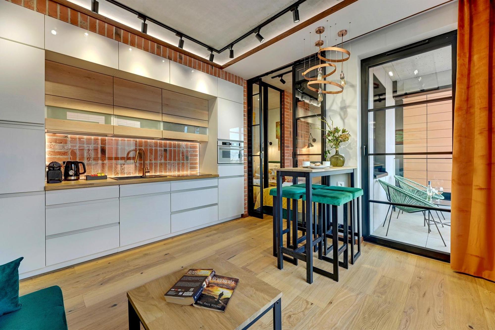 Doki Living & Foodhall By Downtown Apartments Gdańsk Rum bild