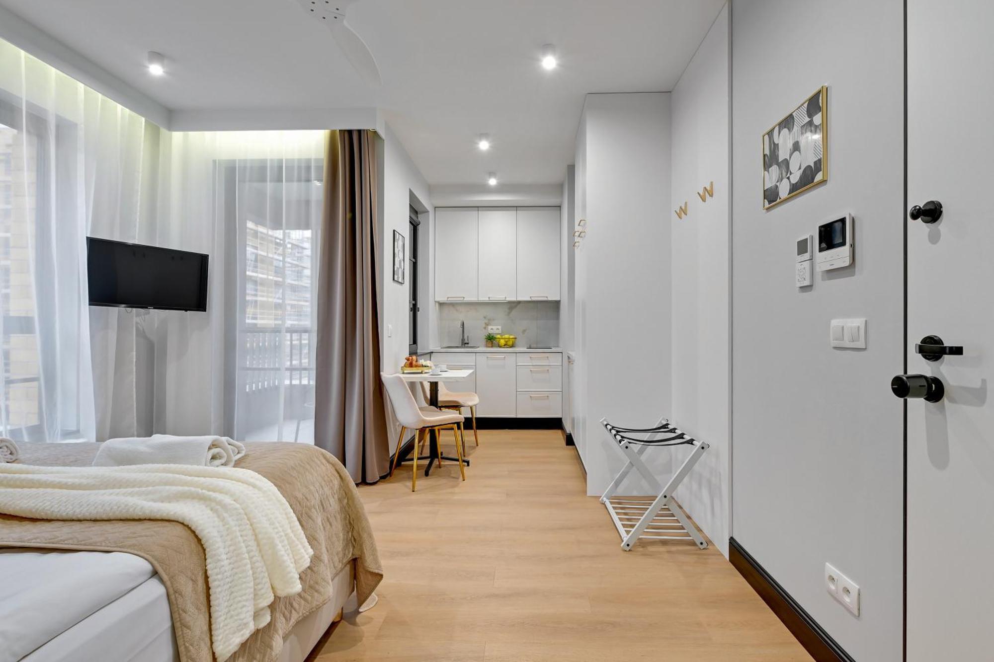 Doki Living & Foodhall By Downtown Apartments Gdańsk Rum bild