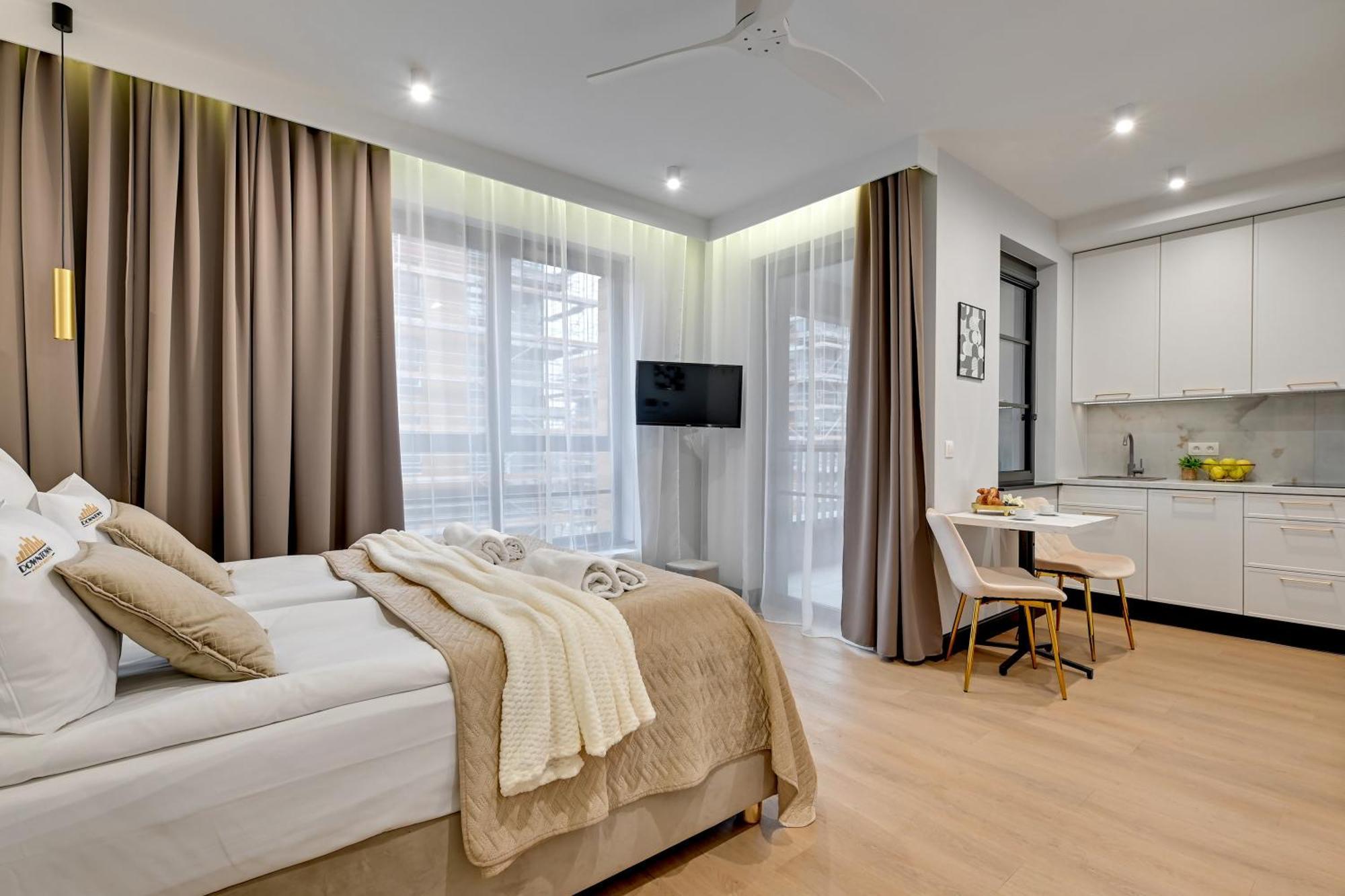 Doki Living & Foodhall By Downtown Apartments Gdańsk Rum bild